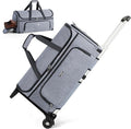 Garment Bags with Wheels, Garment Convertible Weekender Bags, Large Garment Bags by Lekespring