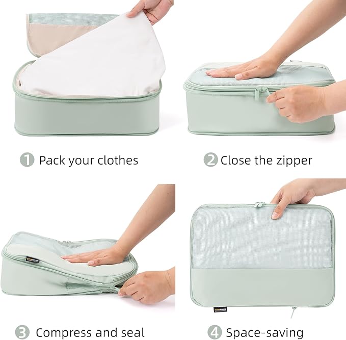 4 Piece Compression Packing Cubes - Image 4