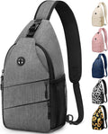 Crossbody Bags for Women Men Trendy Sling Bag Bakpack Casual Chest Bag by Pritent