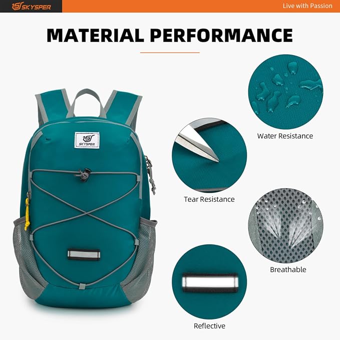 SKYSPER Small Hiking Backpack -12L Lightweight Packable Daypack - Image 4