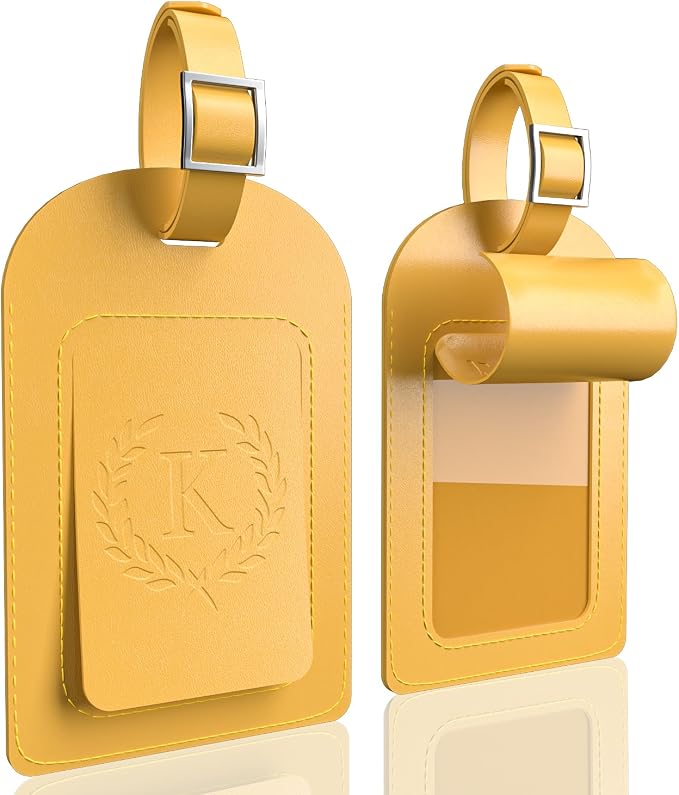 FESAS 3 Pack A-Z Alphabet Luggage Tags - Image 2
