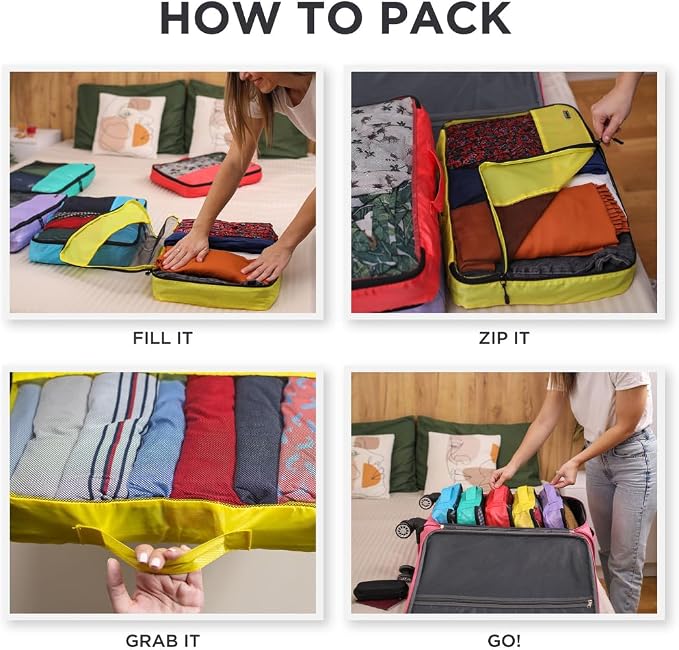 Medium Packing Cubes for Suitcases - Image 7