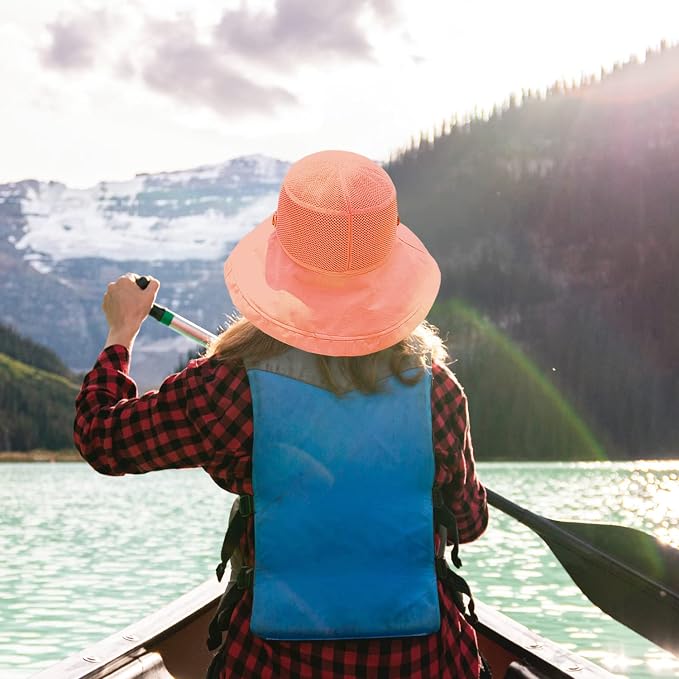 Women Wide Brim Sun Hats Metal Wired Edge Summer UV Protection Beach Fishing Hat - Image 7
