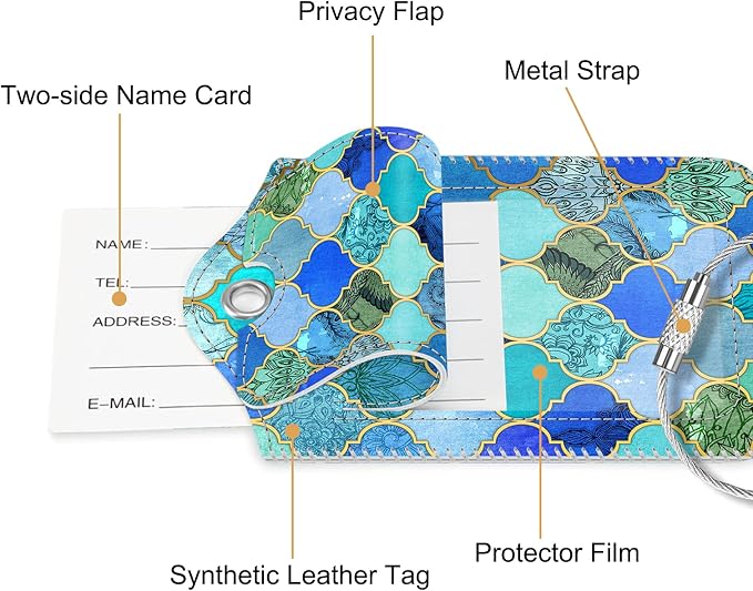 Fintie Luggage Tags, Privacy Cover ID Label - Image 4