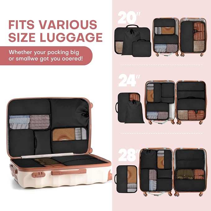 8 PCS Compression Packing Cubes - Image 6