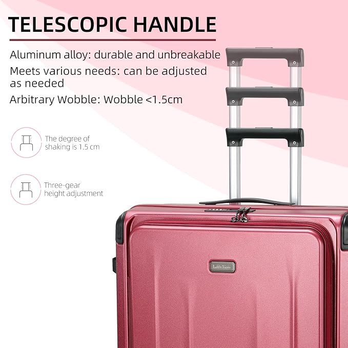 Premium Carry On Luggage, 20Inch&29 Inch Top Opening Airline Approved ABS+PC - Image 5