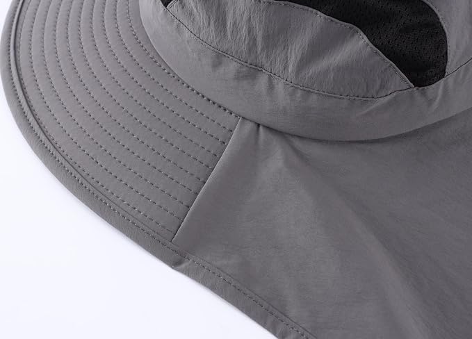 Home Prefer UPF 50+ Sun Hats for Men Women Wide Brim Fishing Hat - Image 9