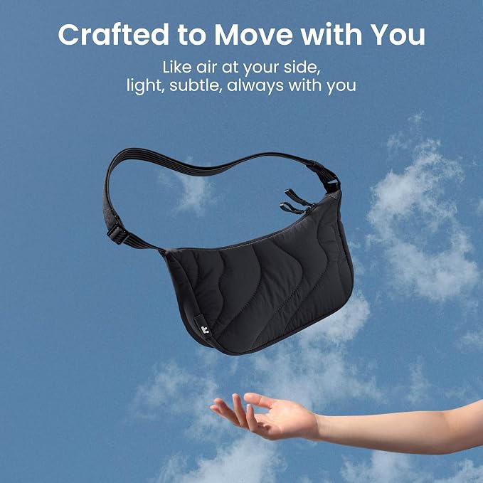 tomtoc 3.5L Puffer Sling Crossbody Bag - Image 6