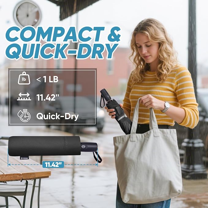 PTEROMY Windproof Compact Travel Umbrellas - Image 4