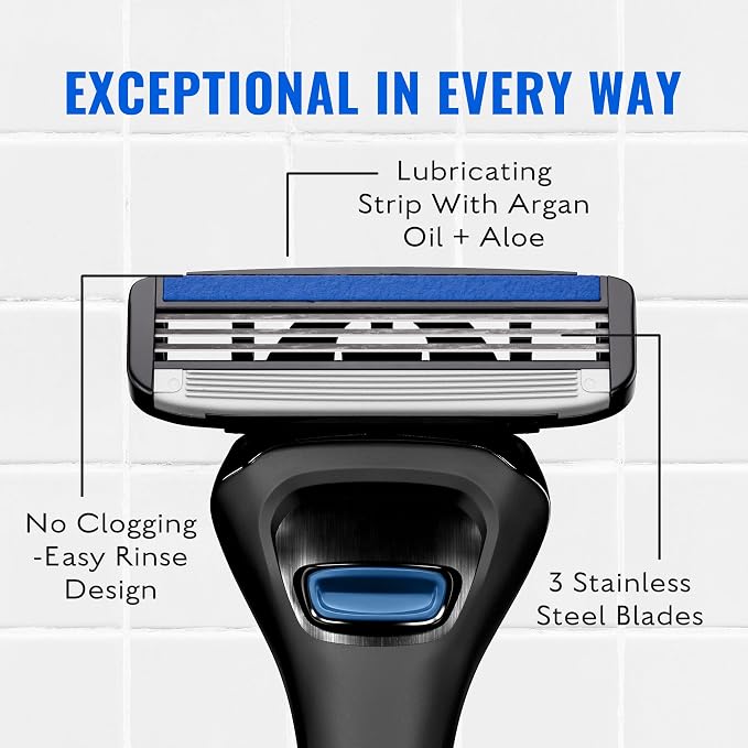 Jeremy's Razors for Men: Sprint 3 Blade Razor - Image 3