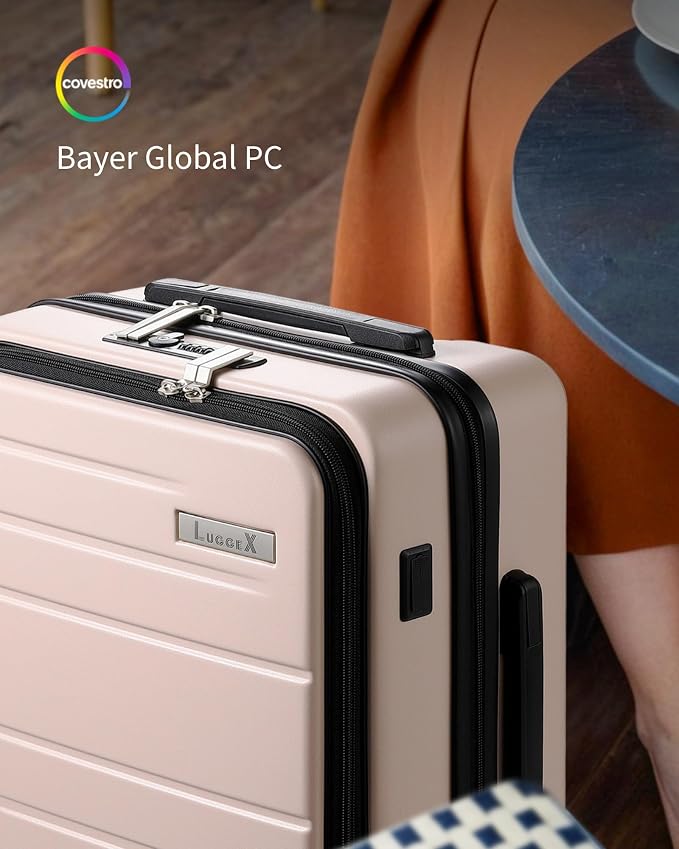 LUGGEX Carry On Luggage 22x14x9 Airline Approved, Expandable Polycarbonate - Image 8