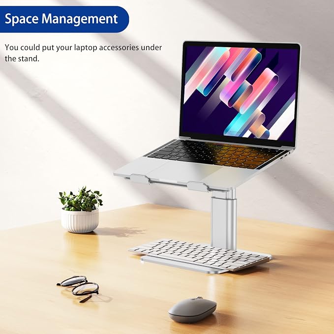 BESIGN LSX6N Laptop Stand, Ergonomic Adjustable Notebook Riser Holder, Computer - Image 6