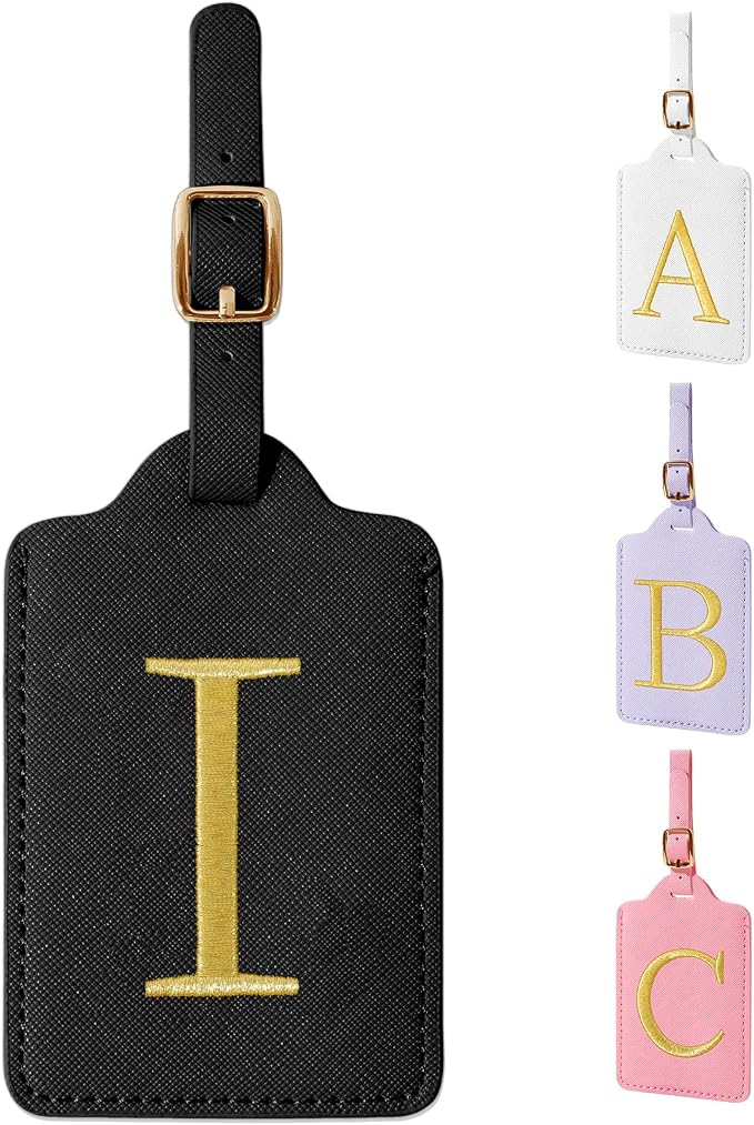 Personalized Initial Luggage Tags by izuzta