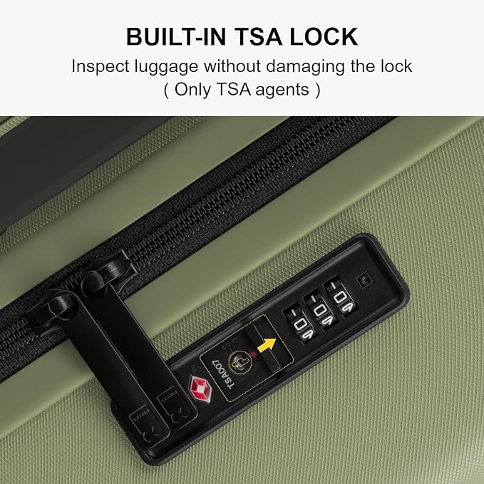 LEVEL8 Carry on Luggage Airline Approved, Small Carry on Suitcases - Image 5