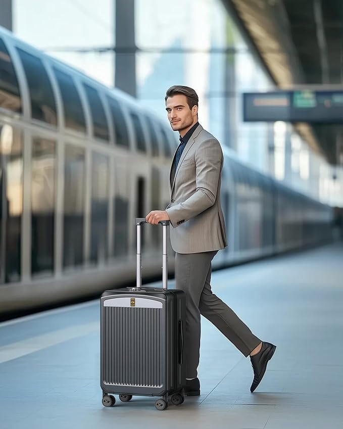 MGB Carry on Luggage 22 X 14 X 9 Airline Approved Suitcase - Image 7