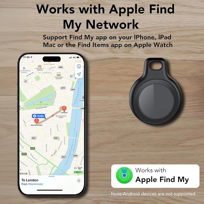 Bluetooth Tracker Tag for Apple Find My, GPS Tracker - Image 2