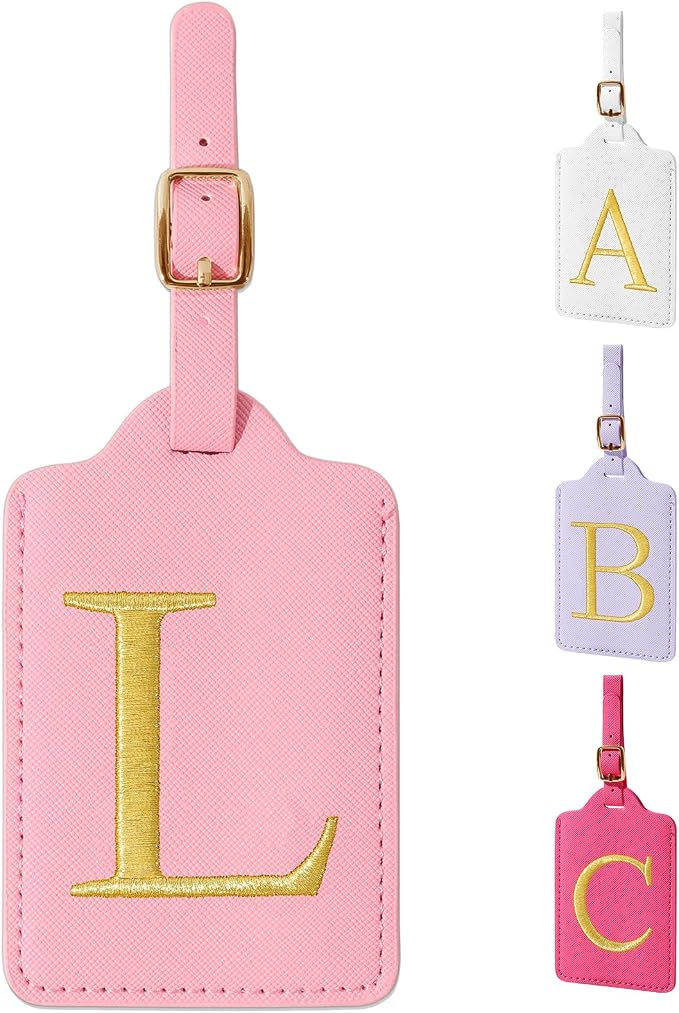 Personalized Initial Luggage Tags by izuzta
