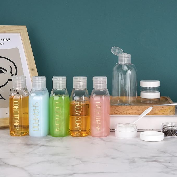 Cosywell Travel Bottles for Toiletries 10PCS Travel Shampoo and Conditioner - Image 6