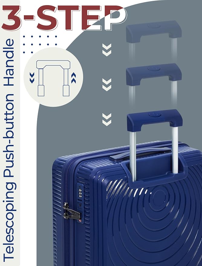 Luggage Sets 5 Piece, Suitcases - Image 3