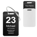 Customized Stainless Steel Luggage Tags: Personalize Your Suitcases, and Bags by PersonalizedPerfectionAwaits