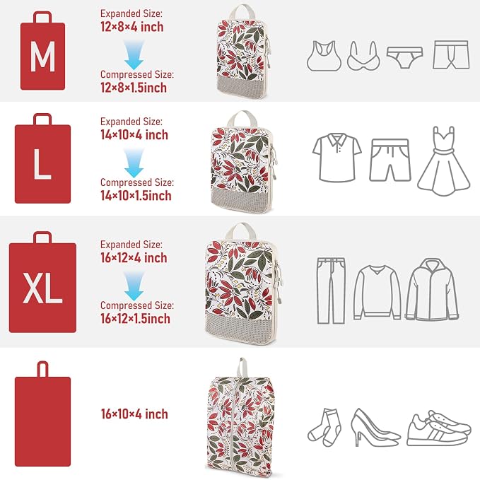 4-Piece Packing Cube Set - Image 6
