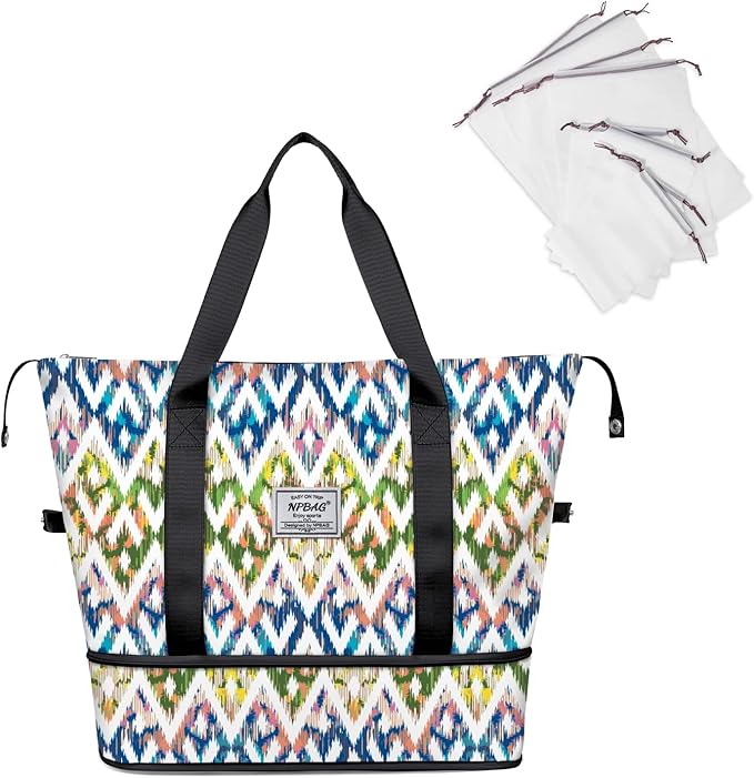 NPBAG Women Travel Duffel, Gym Workout Overnight Bag, Mommy Hospital Bag by NPBAG