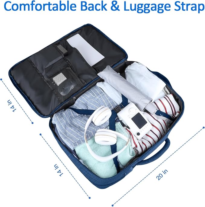 Large Travel Laptop Backpack for Men, 50L Carry On Backpack, Expandable Laptop - Image 5