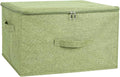 ANMINY Storage Bins with Zipper Lids 36 Qt Lidded Fabric Storage Boxes Baskets by ANMINY