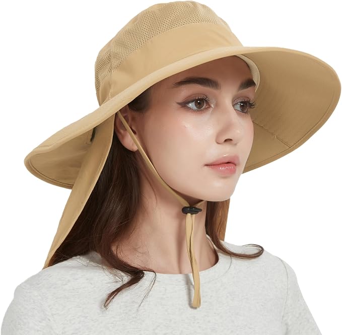 Fishing Hat Breathable Wide Brim Sun Hats by Ruqizhi
