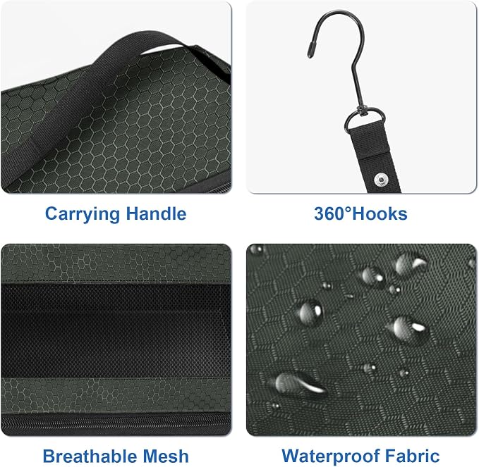 Suitcase Organizer, Travel Luggage Organizer Portable Hanging Travel Shelves - Image 3