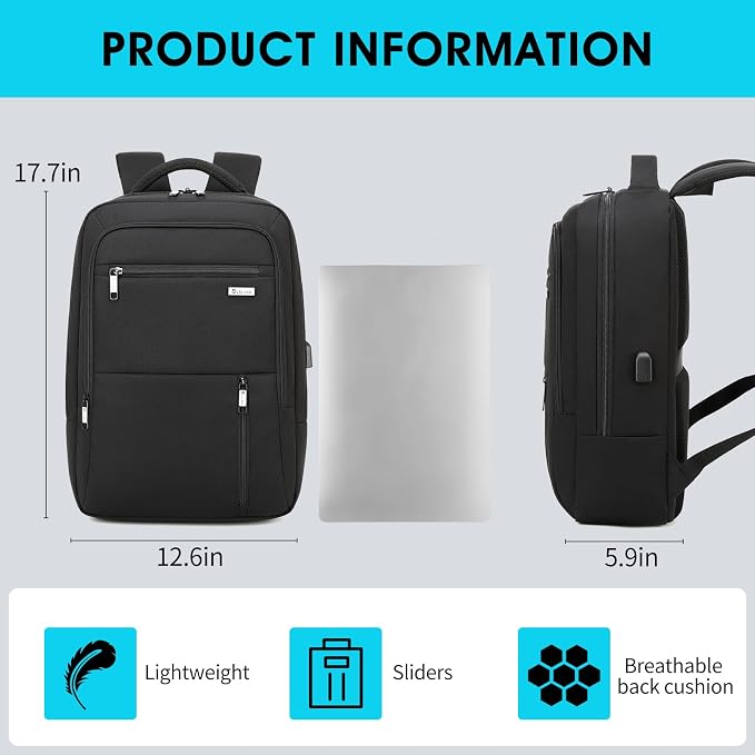 DUSLANG 15.6 Inch Laptop Backpack - Image 5