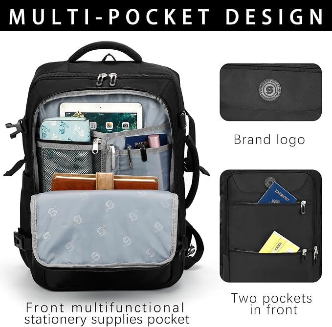 Sowaovut Travel Laptop Backpack, Extra Large High School College Backpacks - Image 5