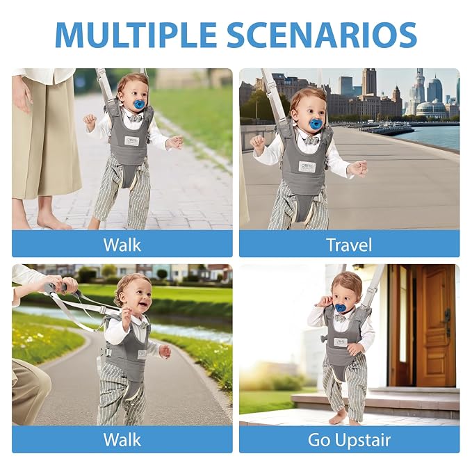 Baby Walking Harness-Handheld Assistant Belt- Toddler Infant Walking Aid - Image 7
