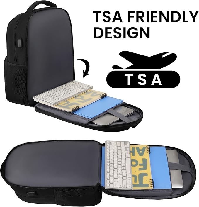 BIKROD Backpack for Men, TSA Travel Backpack, College Backpacks Water Resistant - Image 4