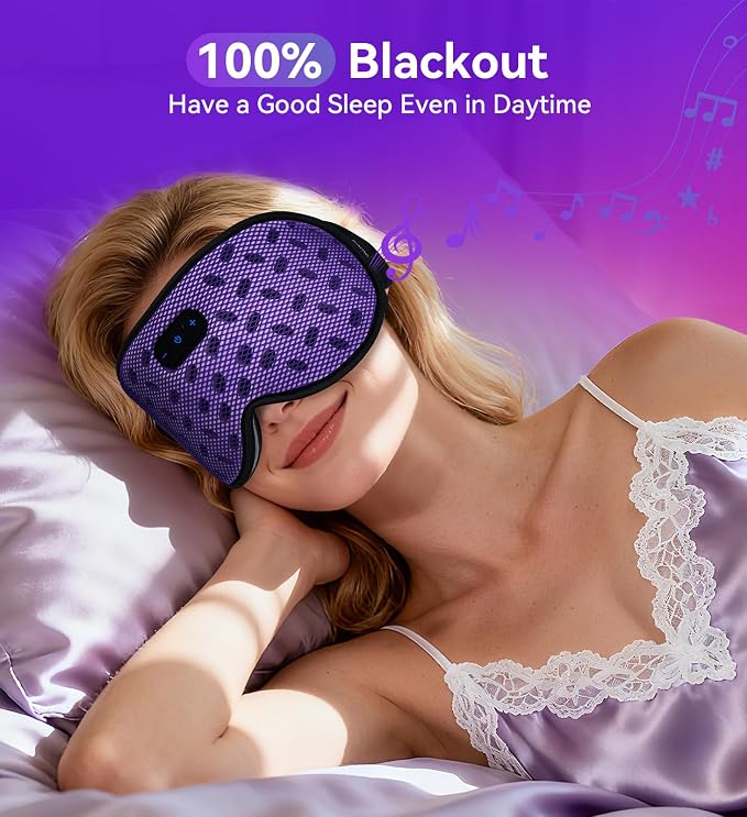 Sleep Eye Mask Bluetooth Headphones - Image 4