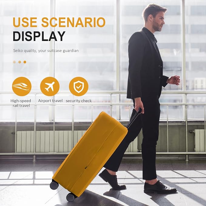 Travel Luggage Cover Suitcase Protector Scratch-Resistant Fit 19-31 Inch - Image 7
