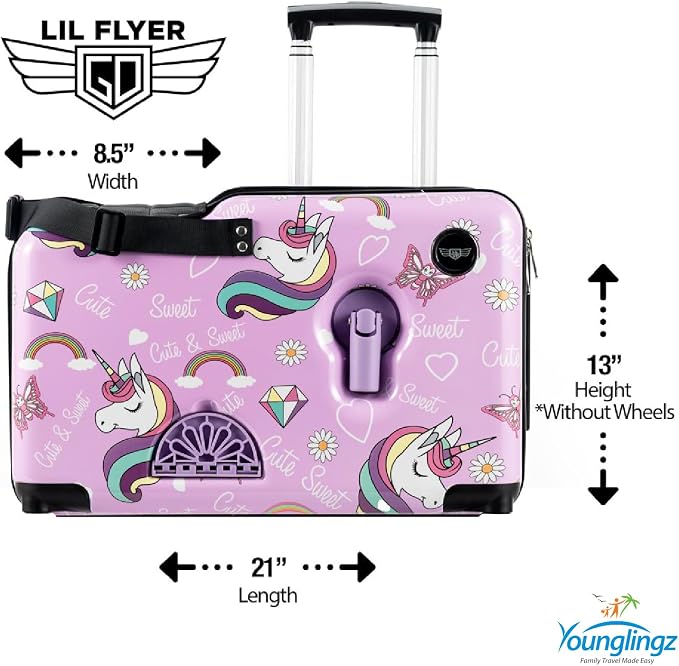 Younglingz LIL FLYER GO Version 2 Ride On Suitcase - Image 7
