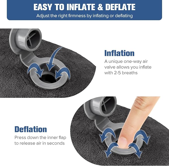 Rewondah Inflatable Travel Pillow - Image 5