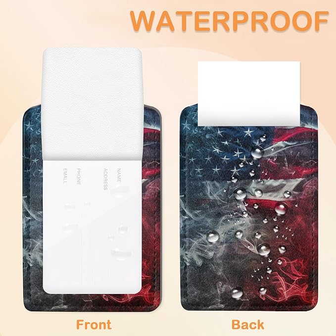 Vintage American Flag 3 Pack Luggage Tags - Image 3