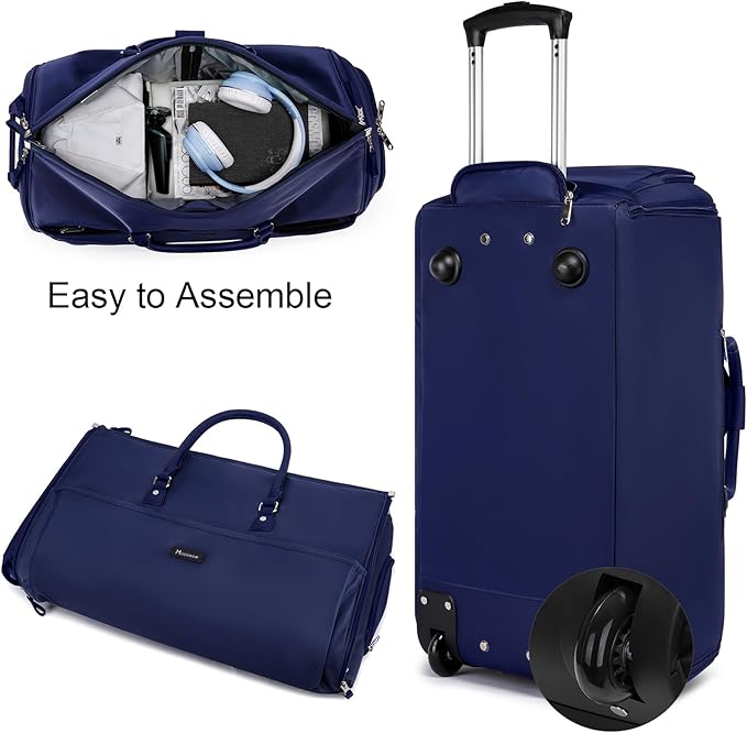 Modoker Rolling Garment Bags, Large Garment Duffle Bag - Image 3