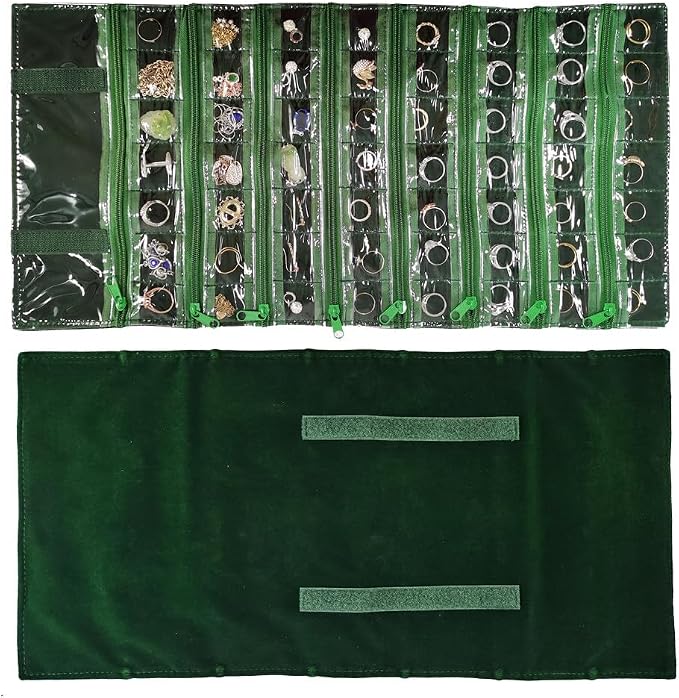Travel Jewelry Roll Bag Portable Organizer Pouch - Image 4