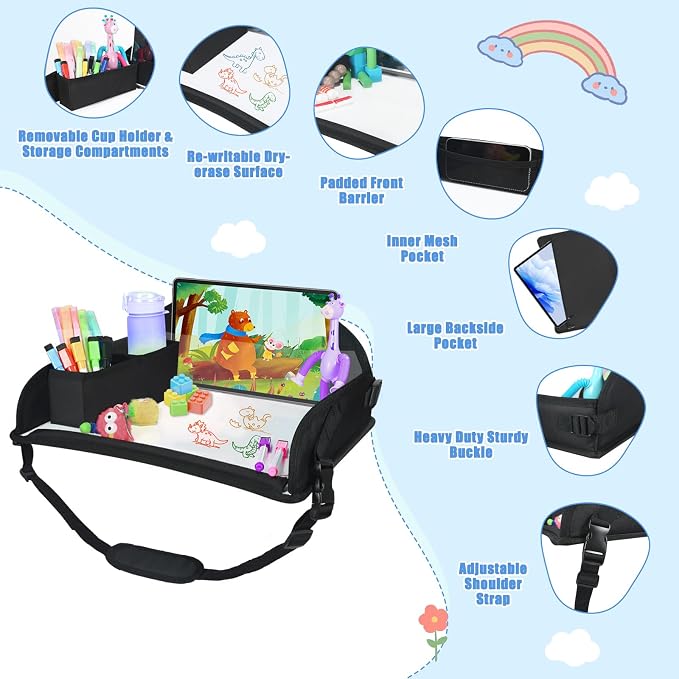 Upgraded Kids Travel Tray for Airplane - Image 5