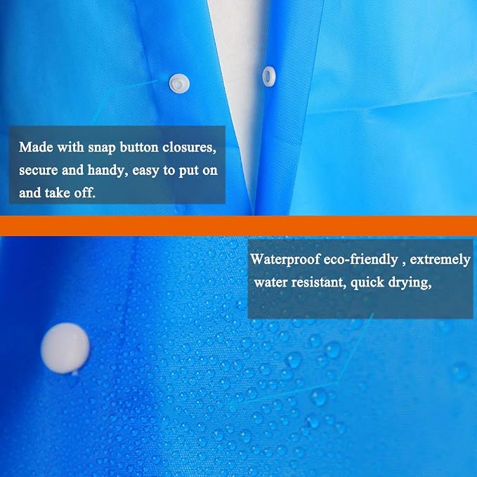 Rain Coats - Reusable EVA Rain Ponchos - Image 5