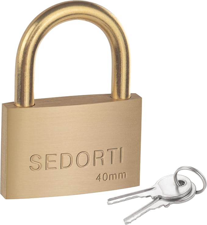 Weather Proof Lock, Keyed Alike Solid Brass Padlocks - Image 2