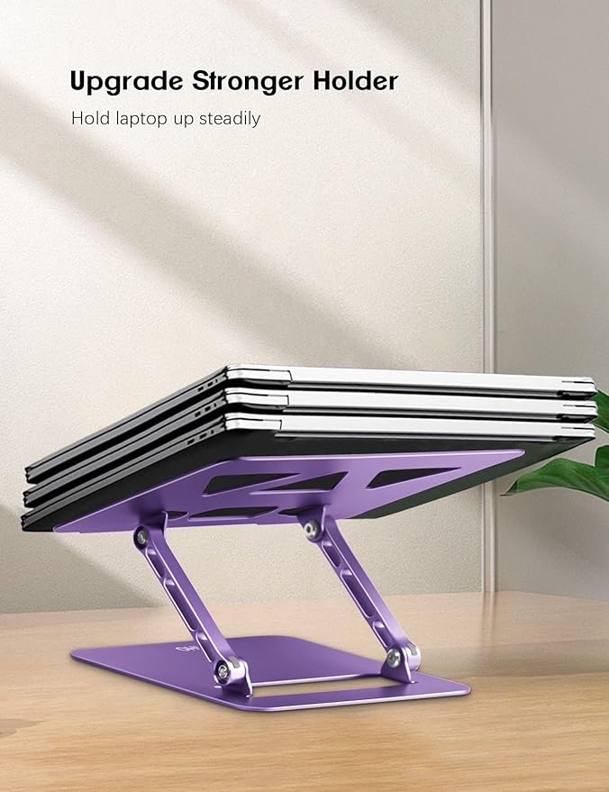 Adjustable Laptop Stand for Desk, Portable Laptop Stand Holder and Riser - Image 5
