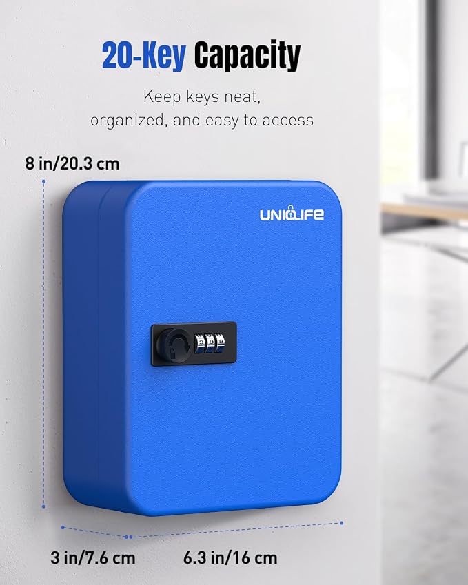 Uniclife 20 Keys Key Lock Box - Image 8