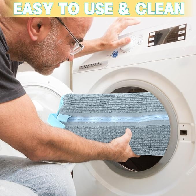 2PCS Shoe Washing Machine Bgs, Laundry Shoe Bags - Image 3