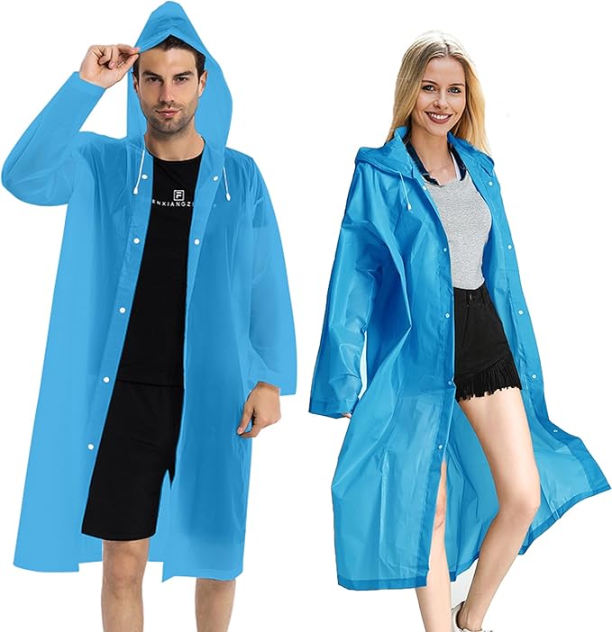 Rain Coats - Reusable EVA Rain Ponchos by COOY