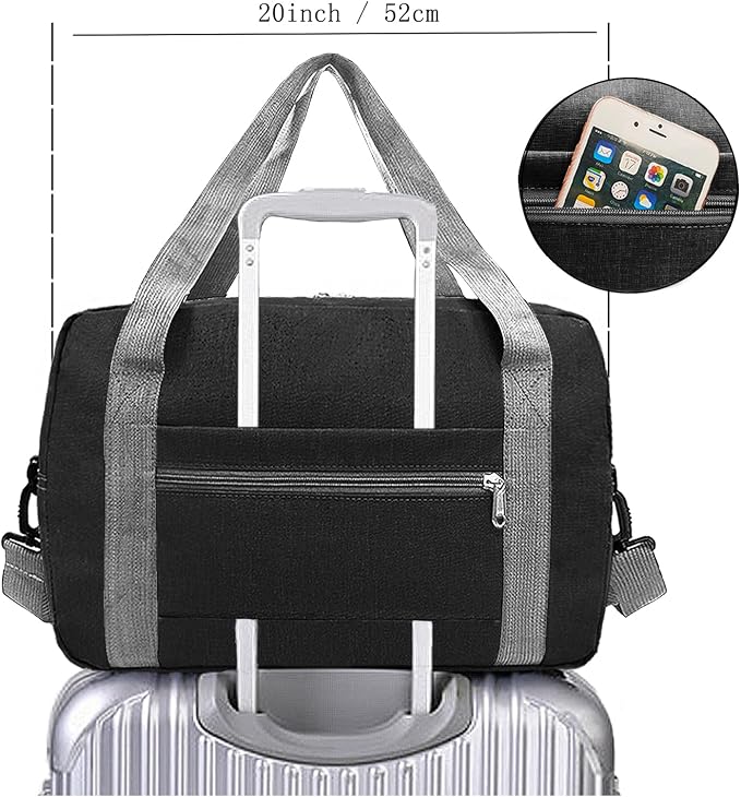 Foldable Carry on Luggage Bag 22x14x9 Personal Item Bag - Image 5