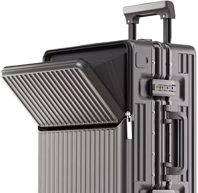 2-Piece Hardshell Zipperless Luggage Set, 20/26" Aluminum Frame Hardshell - Image 2